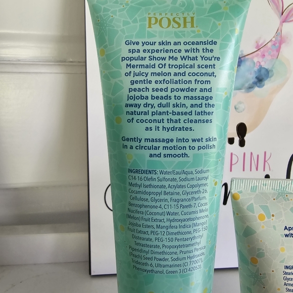 Perfectly Posh Mermaid bundle  Jelly Body Scrub and bfyhc hand creme - Picture 8 of 10